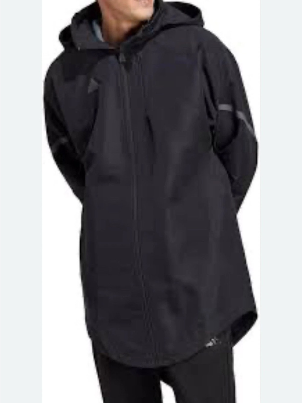 Adidas Designed 4 Gameday Track Jacket Men’s Large Black/Gray Hooded Full Zip